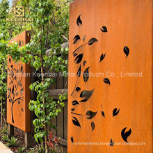 Red Rusting Exterior Sculpture Partition Corten Steel (KH-CT-04)